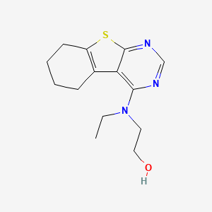 2-[Ethyl(5,6,7,8-tetrahydro-[1]benzothiolo[2,3-d]pyrimidin-4-yl)amino]ethanol