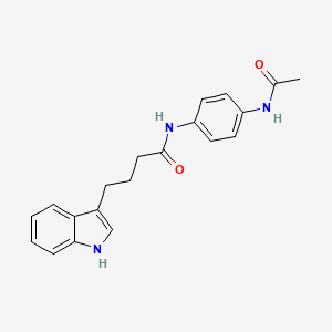 N-(4-Acetylamino-phenyl)-4-(1H-indol-3-yl)-butyramide