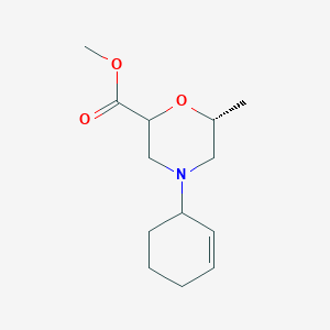 methyl (6R)-4-cyclohex-2-en-1-yl-6-methylmorpholine-2-carboxylate