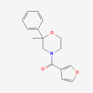 Furan-3-yl-(2-methyl-2-phenylmorpholin-4-yl)methanone