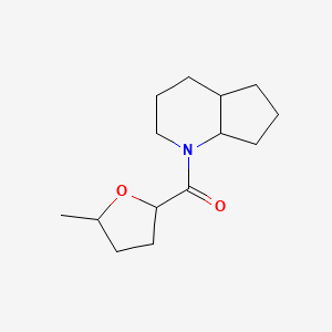 molecular formula C14H23NO2 B7615189 2,3,4,4a,5,6,7,7a-Octahydrocyclopenta[b]pyridin-1-yl-(5-methyloxolan-2-yl)methanone 