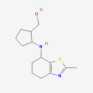 2-[(2-Methyl-4,5,6,7-tetrahydrobenzothiazole-7-yl)amino]cyclopentanemethanol