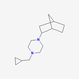 1-(2-Bicyclo[2.2.1]heptanyl)-4-(cyclopropylmethyl)piperazine