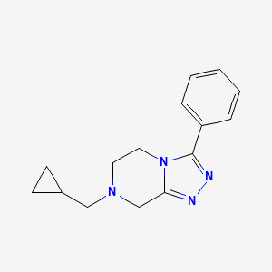 7-(cyclopropylmethyl)-3-phenyl-6,8-dihydro-5H-[1,2,4]triazolo[4,3-a]pyrazine