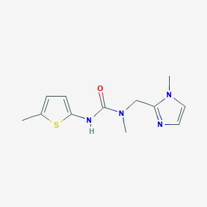 1-Methyl-1-[(1-methylimidazol-2-yl)methyl]-3-(5-methylthiophen-2-yl)urea