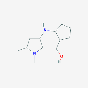 [2-[(1,5-Dimethylpyrrolidin-3-yl)amino]cyclopentyl]methanol