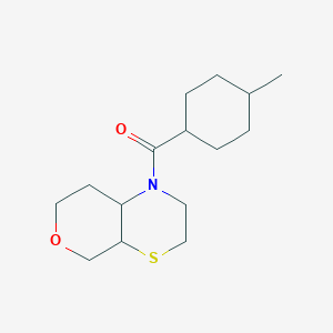 3,4a,5,7,8,8a-hexahydro-2H-pyrano[3,4-b][1,4]thiazin-1-yl-(4-methylcyclohexyl)methanone