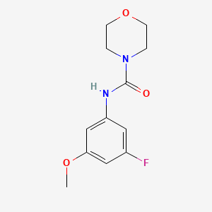 N-(3-fluoro-5-methoxyphenyl)morpholine-4-carboxamide