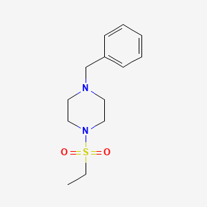 molecular formula C13H20N2O2S B7615503 1-Benzyl-4-(ethylsulfonyl)piperazine 