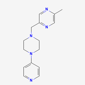 2-Methyl-5-[(4-pyridin-4-ylpiperazin-1-yl)methyl]pyrazine