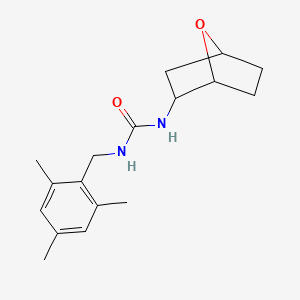 1-(7-Oxabicyclo[2.2.1]heptan-2-yl)-3-[(2,4,6-trimethylphenyl)methyl]urea