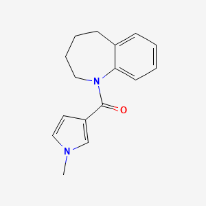 (1-Methylpyrrol-3-yl)-(2,3,4,5-tetrahydro-1-benzazepin-1-yl)methanone