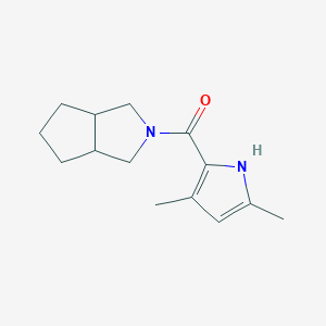 3,3a,4,5,6,6a-hexahydro-1H-cyclopenta[c]pyrrol-2-yl-(3,5-dimethyl-1H-pyrrol-2-yl)methanone