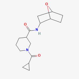 1-(cyclopropanecarbonyl)-N-(7-oxabicyclo[2.2.1]heptan-2-yl)piperidine-3-carboxamide