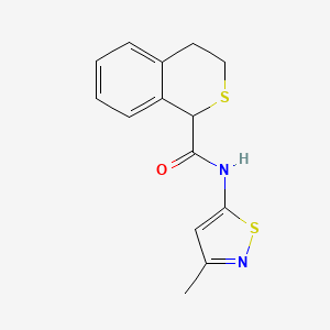 N-(3-methyl-1,2-thiazol-5-yl)-3,4-dihydro-1H-isothiochromene-1-carboxamide