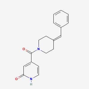 4-(4-benzylidenepiperidine-1-carbonyl)-1H-pyridin-2-one