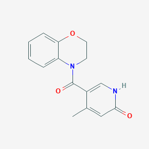 5-(2,3-dihydro-1,4-benzoxazine-4-carbonyl)-4-methyl-1H-pyridin-2-one