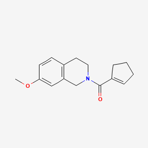 cyclopenten-1-yl-(7-methoxy-3,4-dihydro-1H-isoquinolin-2-yl)methanone