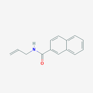 molecular formula C14H13NO B7615931 N-prop-2-enylnaphthalene-2-carboxamide 