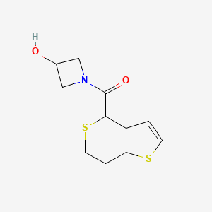 6,7-dihydro-4H-thieno[3,2-c]thiopyran-4-yl-(3-hydroxyazetidin-1-yl)methanone