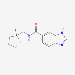 N-[(2-methylthiolan-2-yl)methyl]-3H-benzimidazole-5-carboxamide