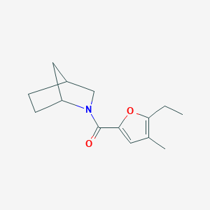 2-Azabicyclo[2.2.1]heptan-2-yl-(5-ethyl-4-methylfuran-2-yl)methanone