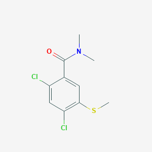 2,4-dichloro-N,N-dimethyl-5-methylsulfanylbenzamide