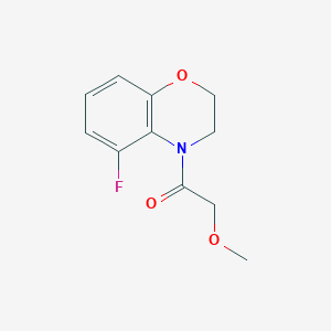 1-(5-Fluoro-2,3-dihydro-1,4-benzoxazin-4-yl)-2-methoxyethanone