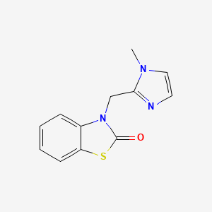 3-[(1-Methylimidazol-2-yl)methyl]-1,3-benzothiazol-2-one