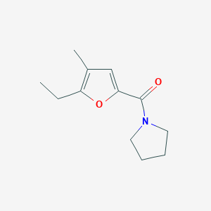 (5-Ethyl-4-methylfuran-2-yl)-pyrrolidin-1-ylmethanone