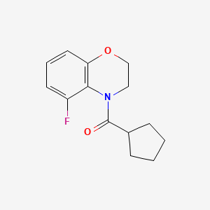 Cyclopentyl-(5-fluoro-2,3-dihydro-1,4-benzoxazin-4-yl)methanone