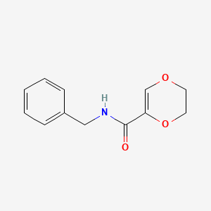 N-benzyl-2,3-dihydro-1,4-dioxine-5-carboxamide