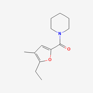 (5-Ethyl-4-methylfuran-2-yl)-piperidin-1-ylmethanone