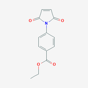 molecular formula C13H11NO4 B076161 ethyl 4-(2,5-dioxo-2,5-dihydro-1H-pyrrol-1-yl)benzoate CAS No. 14794-06-0