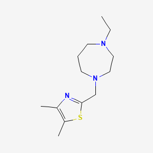 2-[(4-Ethyl-1,4-diazepan-1-yl)methyl]-4,5-dimethyl-1,3-thiazole