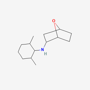 molecular formula C14H25NO B7616171 N-(2,6-dimethylcyclohexyl)-7-oxabicyclo[2.2.1]heptan-2-amine 