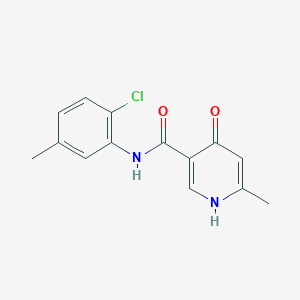 N-(2-chloro-5-methylphenyl)-6-methyl-4-oxo-1H-pyridine-3-carboxamide