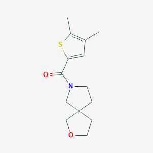 (4,5-Dimethylthiophen-2-yl)-(2-oxa-7-azaspiro[4.4]nonan-7-yl)methanone