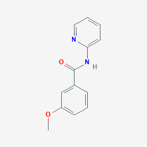 molecular formula C13H12N2O2 B7616565 3-methoxy-N-pyridin-2-ylbenzamide 