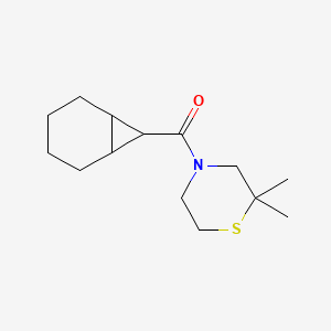 7-Bicyclo[4.1.0]heptanyl-(2,2-dimethylthiomorpholin-4-yl)methanone