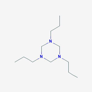 molecular formula C12H27N3 B076167 1,3,5-Tripropyl-1,3,5-triazinane CAS No. 13036-81-2