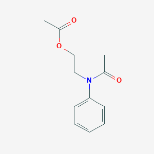 molecular formula C12H15NO3 B076168 2-(Acetylphenylamino)ethyl acetate CAS No. 13534-87-7