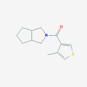 3,3a,4,5,6,6a-hexahydro-1H-cyclopenta[c]pyrrol-2-yl-(4-methylthiophen-3-yl)methanone