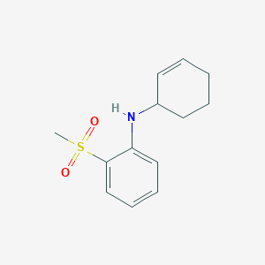 N-cyclohex-2-en-1-yl-2-methylsulfonylaniline