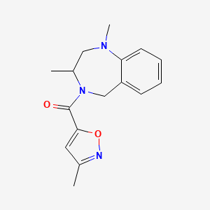 (1,3-dimethyl-3,5-dihydro-2H-1,4-benzodiazepin-4-yl)-(3-methyl-1,2-oxazol-5-yl)methanone