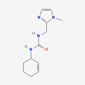 1-Cyclohex-2-en-1-yl-3-[(1-methylimidazol-2-yl)methyl]urea