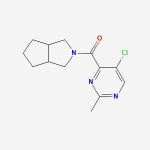 3,3a,4,5,6,6a-hexahydro-1H-cyclopenta[c]pyrrol-2-yl-(5-chloro-2-methylpyrimidin-4-yl)methanone