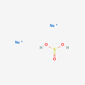 molecular formula H2Na2O3S B076170 Sulphurous acid, sodium salt CAS No. 10579-83-6