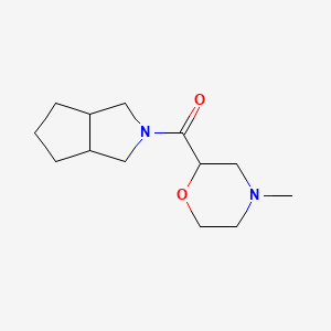 3,3a,4,5,6,6a-hexahydro-1H-cyclopenta[c]pyrrol-2-yl-(4-methylmorpholin-2-yl)methanone