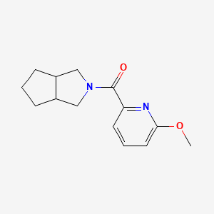 3,3a,4,5,6,6a-hexahydro-1H-cyclopenta[c]pyrrol-2-yl-(6-methoxypyridin-2-yl)methanone